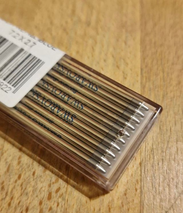 Swarovsky Ballpoint pen refill blue (set da 20)