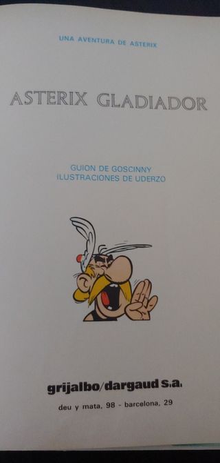 Comic Asterix y Obelix