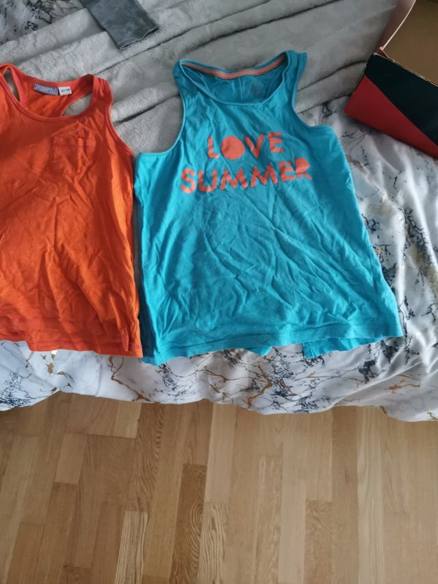 Lote camisetas verano niña