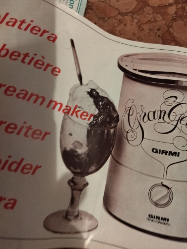 Gelatiera elettrica Girmi