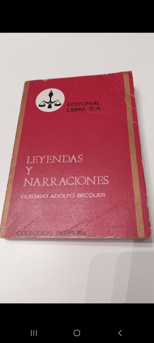 Leyendas y Narraciones (Gustavo Adolfo Bécquer)