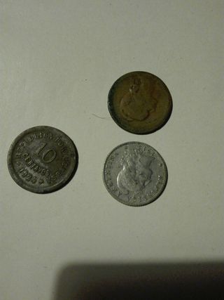 3 monedas antiguas