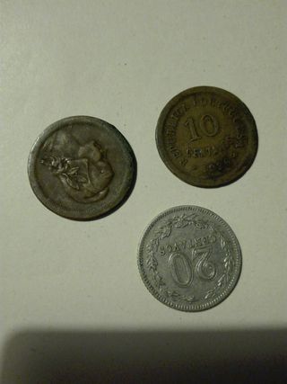3 monedas antiguas