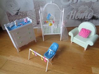 Habitación Bebé Barbie Nursery vintage