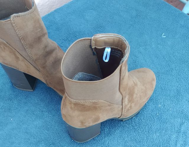 Botines marrones mujer