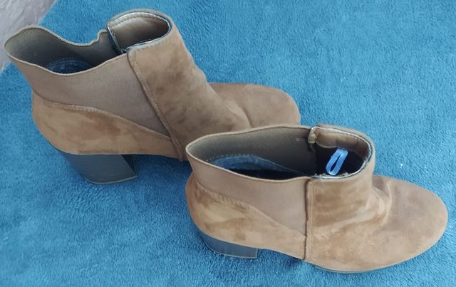 Botines marrones mujer