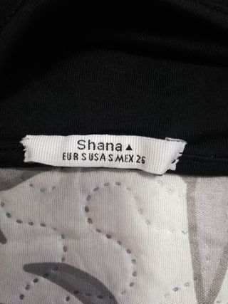 Camiseta tirantes negra Shana