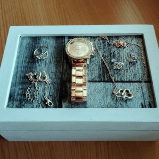 Reloj pulsera señora y conjunto bisuteria