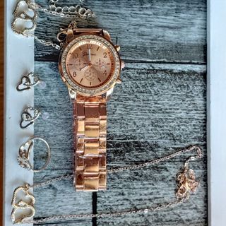 Reloj pulsera señora y conjunto bisuteria