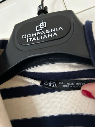 Sudadera rayas zara