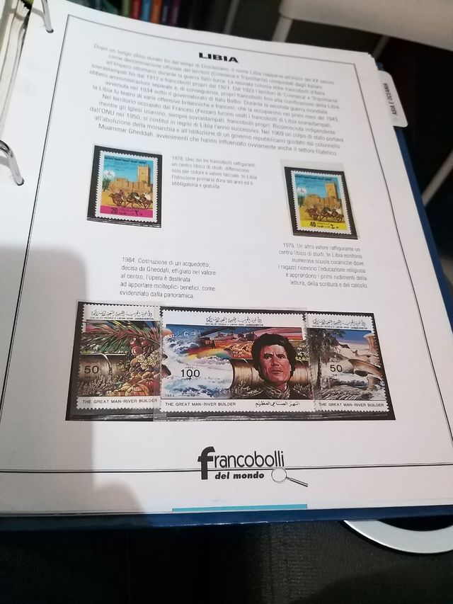 Francobolli dal mondo De agostini 