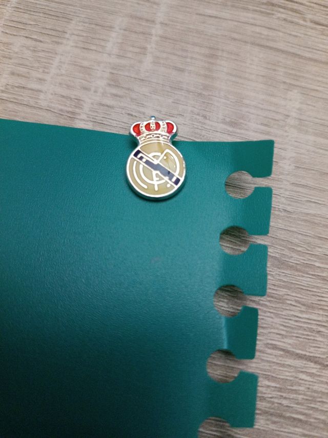Spilla in argento del Real Madrid