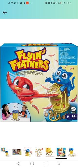 Juego plumas voladoras