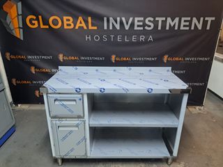 MUEBLE CAFETERO FABRICADO A MEDIDA ACERO INOX