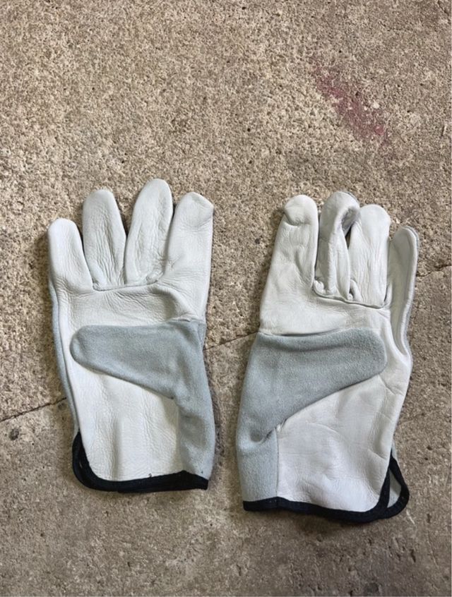 Guanti da lavoro in pelle bovina 24 paia, tg. 10