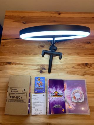 Juego y caja de cámara PSP