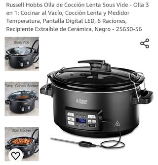 Olla 6.5l Cocción lenta y al vacio