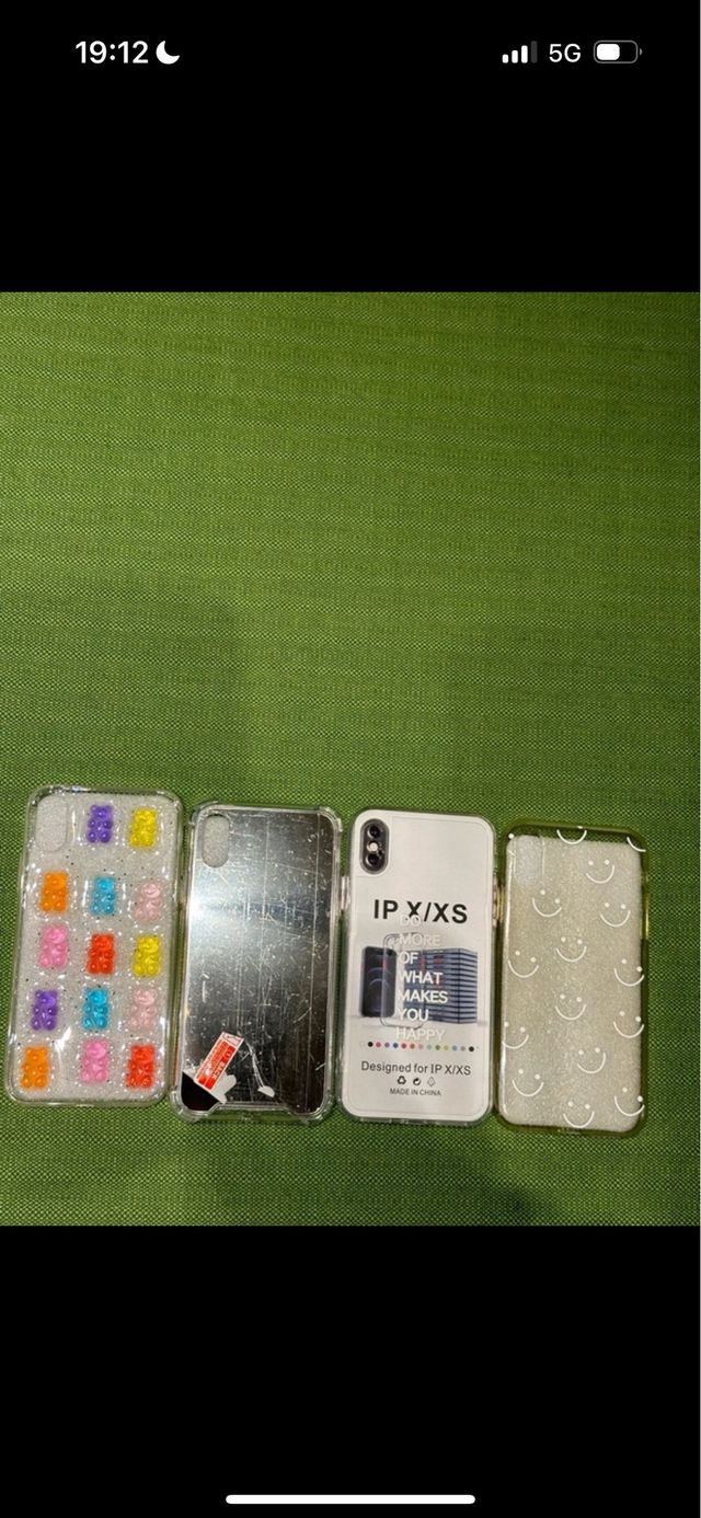 4 cover Iphone X/XS vendibili anche singolarmente