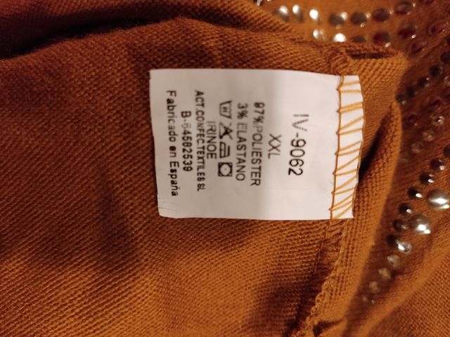 Jersey mostaza de mujer