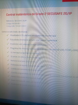 Alarma Golmar para piso/casa/negocio