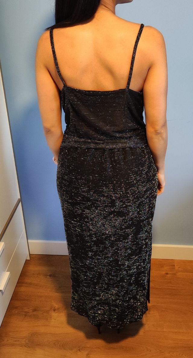 Conjunto falda-top negro