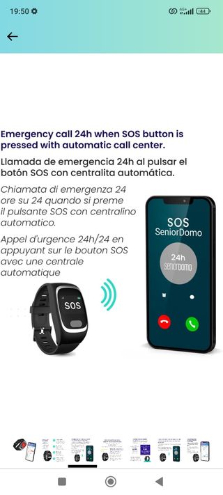 Reloj teleasistencia personas mayores
