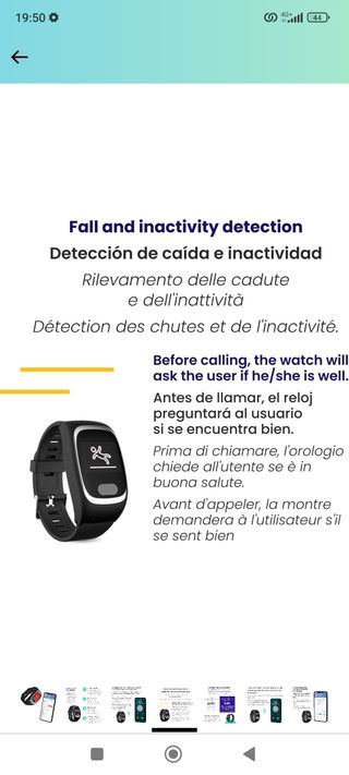 Reloj teleasistencia personas mayores