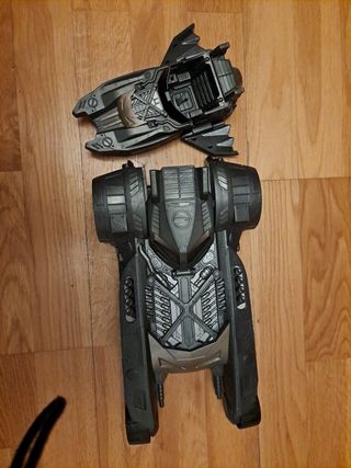 Coche Batman con Batmovil y nave