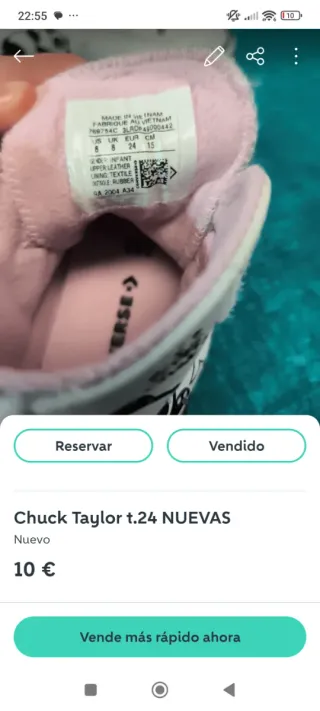 Pantalon niño/a talla XL+zapatillas converses t24