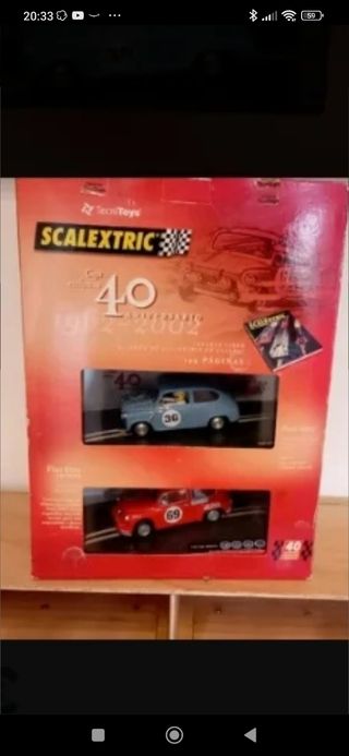 Scalextric slot pack 600 y libro scx