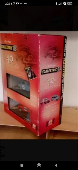 Scalextric slot pack 600 y libro scx