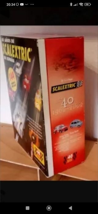 Scalextric slot pack 600 y libro scx