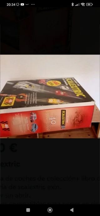 Scalextric slot pack 600 y libro scx