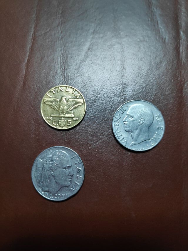 5 y 20 cent. de Italia de 1941