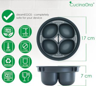 R008 Thermomix ESCALFAR HUEVOS TM5 TM6 TM31