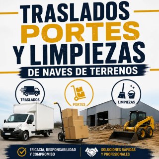 Portes,mudanzas,limpiezas