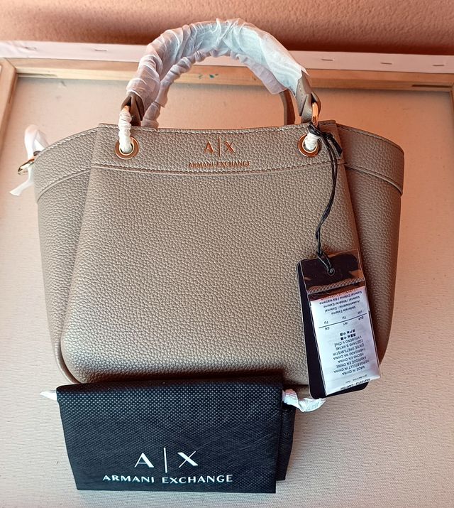 Borsa AX Armani Exchange - Beige