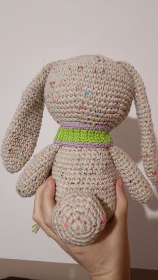 Coniglio amigurumi, uncinetto