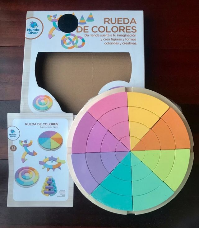 Rueda de Colores de madera. Precintada.