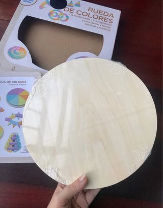 Rueda de Colores de madera. Precintada.