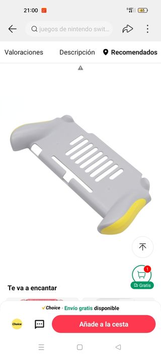 Mango de protección Nintendo switch lite Nueva 