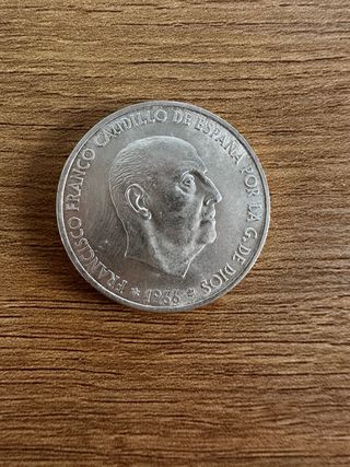 MONEDA PLATA FRANCO 1966 *66