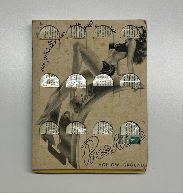 Lamette barba PREZIOSA e foto anni 50