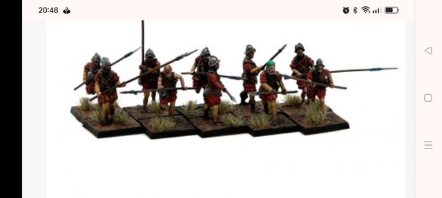 Lanceros tercios miniaturas de kensei