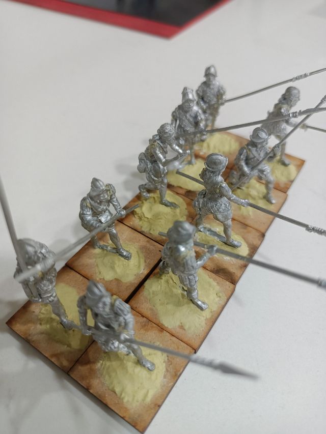 Lanceros tercios miniaturas de kensei