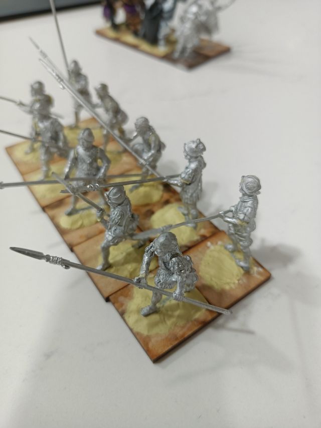 Lanceros tercios miniaturas de kensei