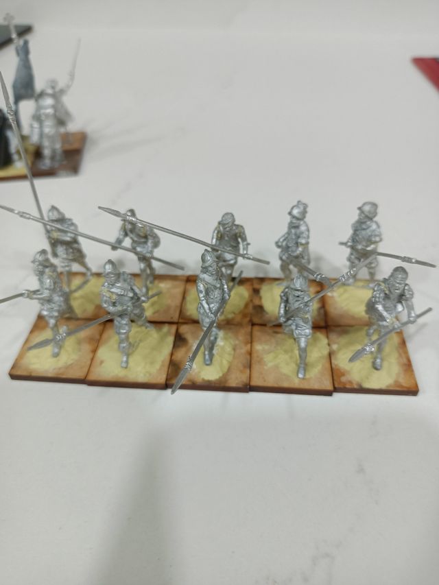 Lanceros, alabardero y arcabuceros de Zenit