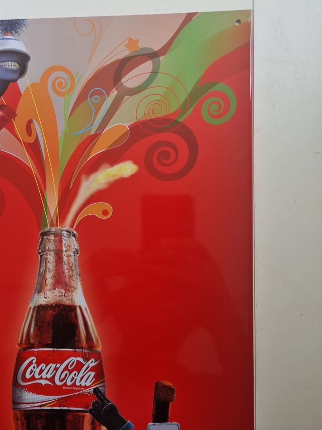 3 targhe coca-cola uguali