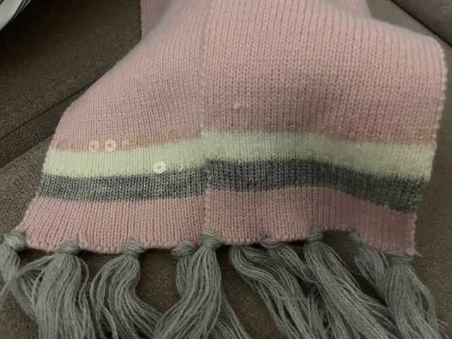 Berretti bambiba con sciarpa 3 anni