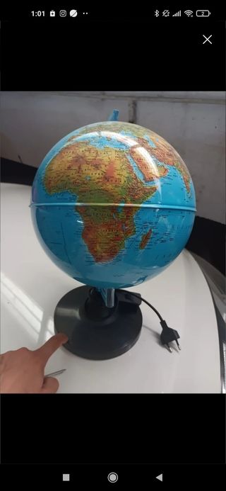 Mapa Oceanía y mapa España, físico y político